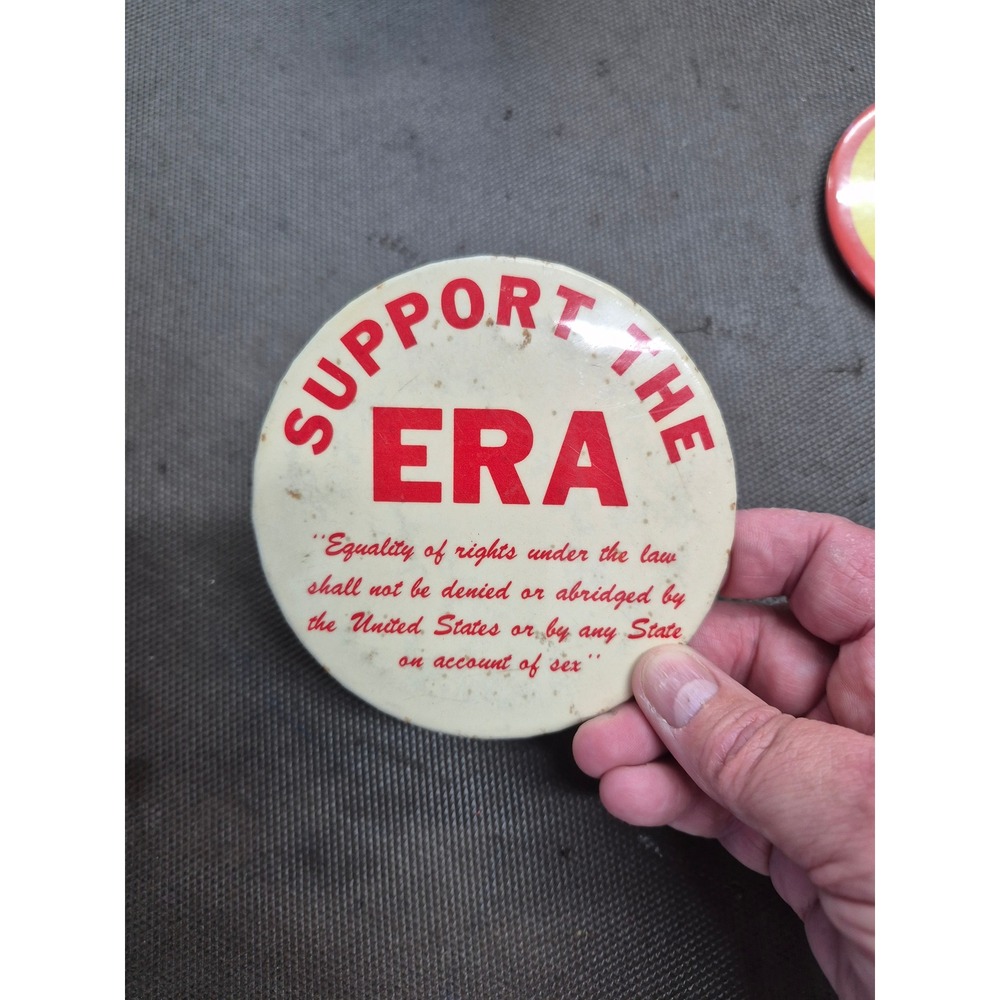 Vintage ERA Buttons Set Support Equal Rights Amendment Pins - Picture 2 of 5